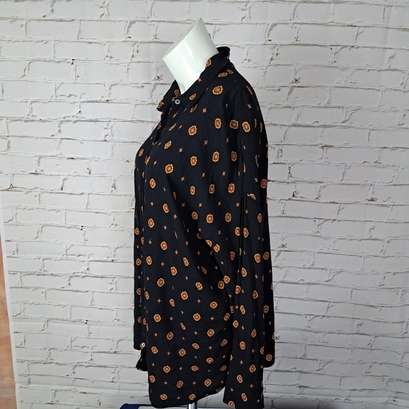 FREE People Intimately Medallion Print Button down shirt - Picture 7 of 12